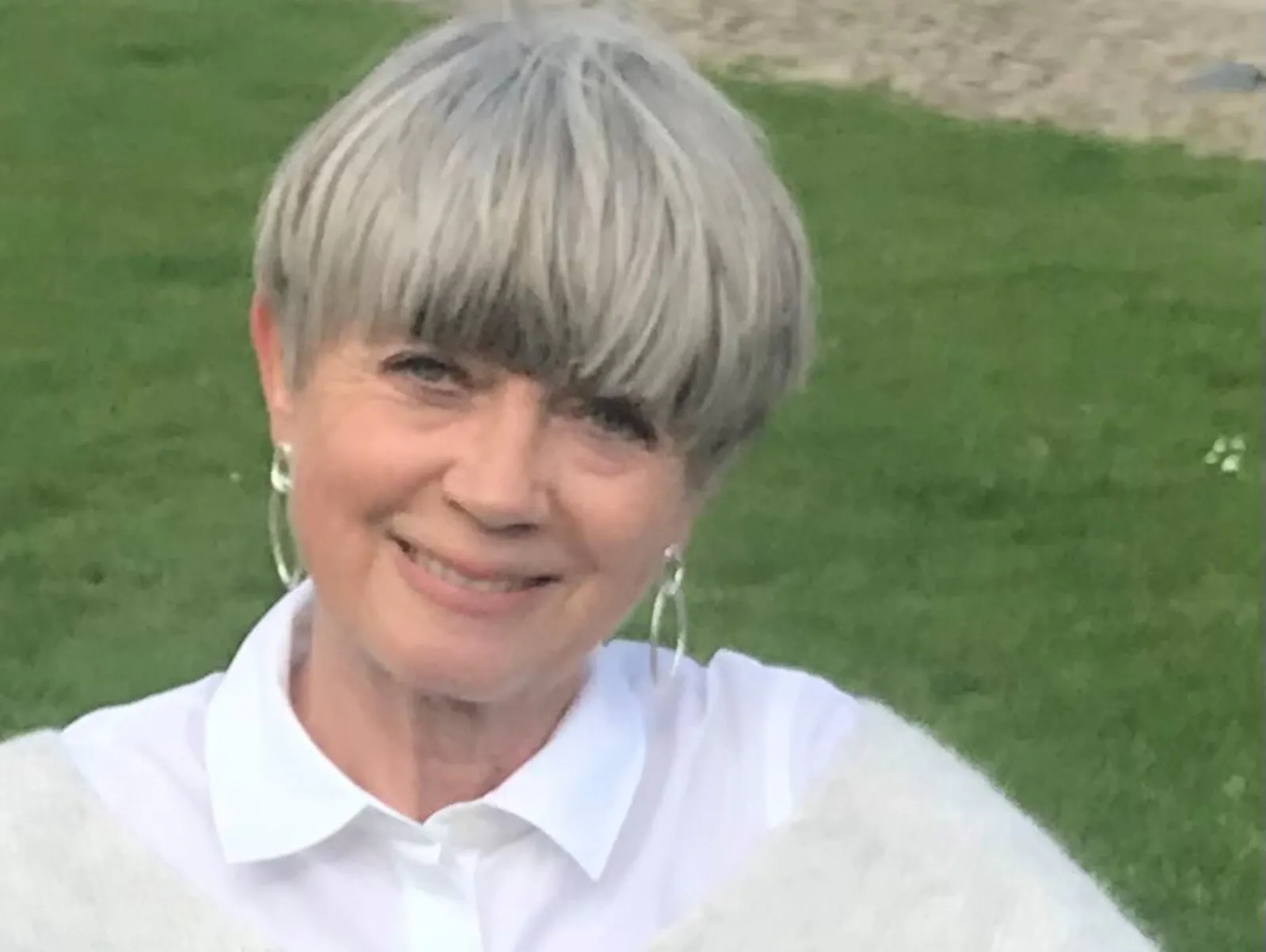 Eine Frau.